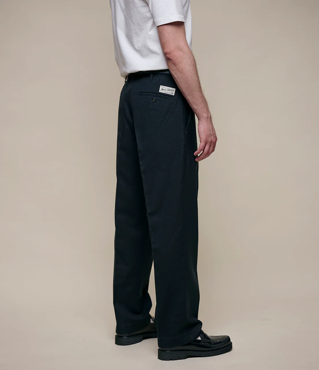 1920s Refined Wool-Cotton Worker Chino - Image 4