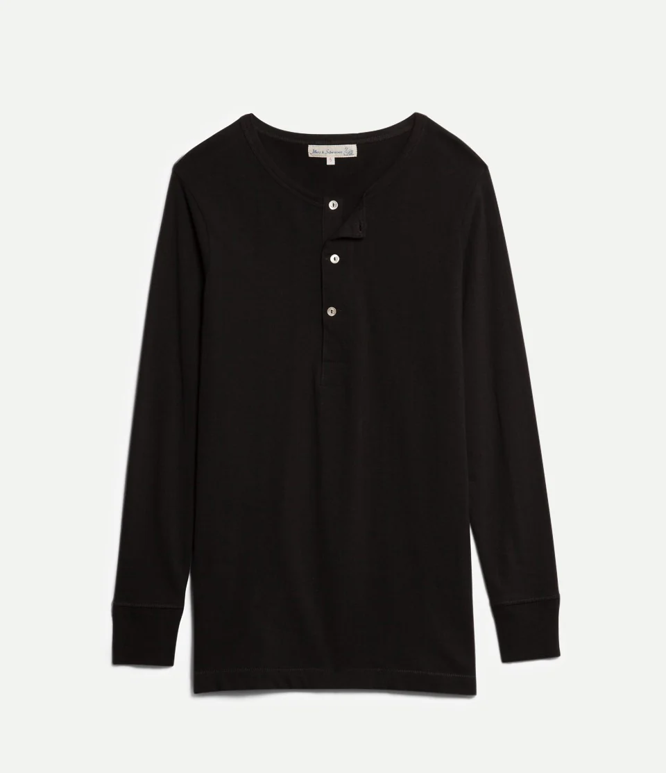 2M06 Mid-Century Machine Refined Fit Long Sleeve Henley - Image 2