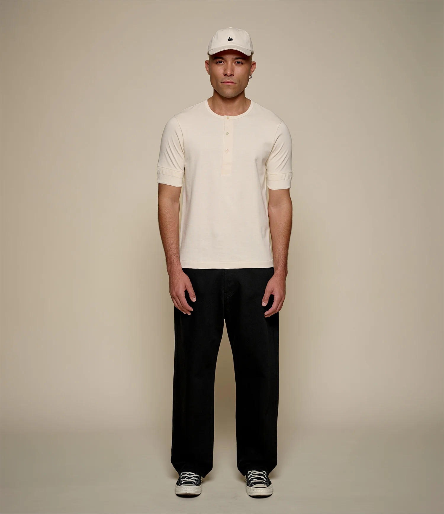 2M07 Mid-Century Machine Refined Fit Short Sleeve Henley - Image 4