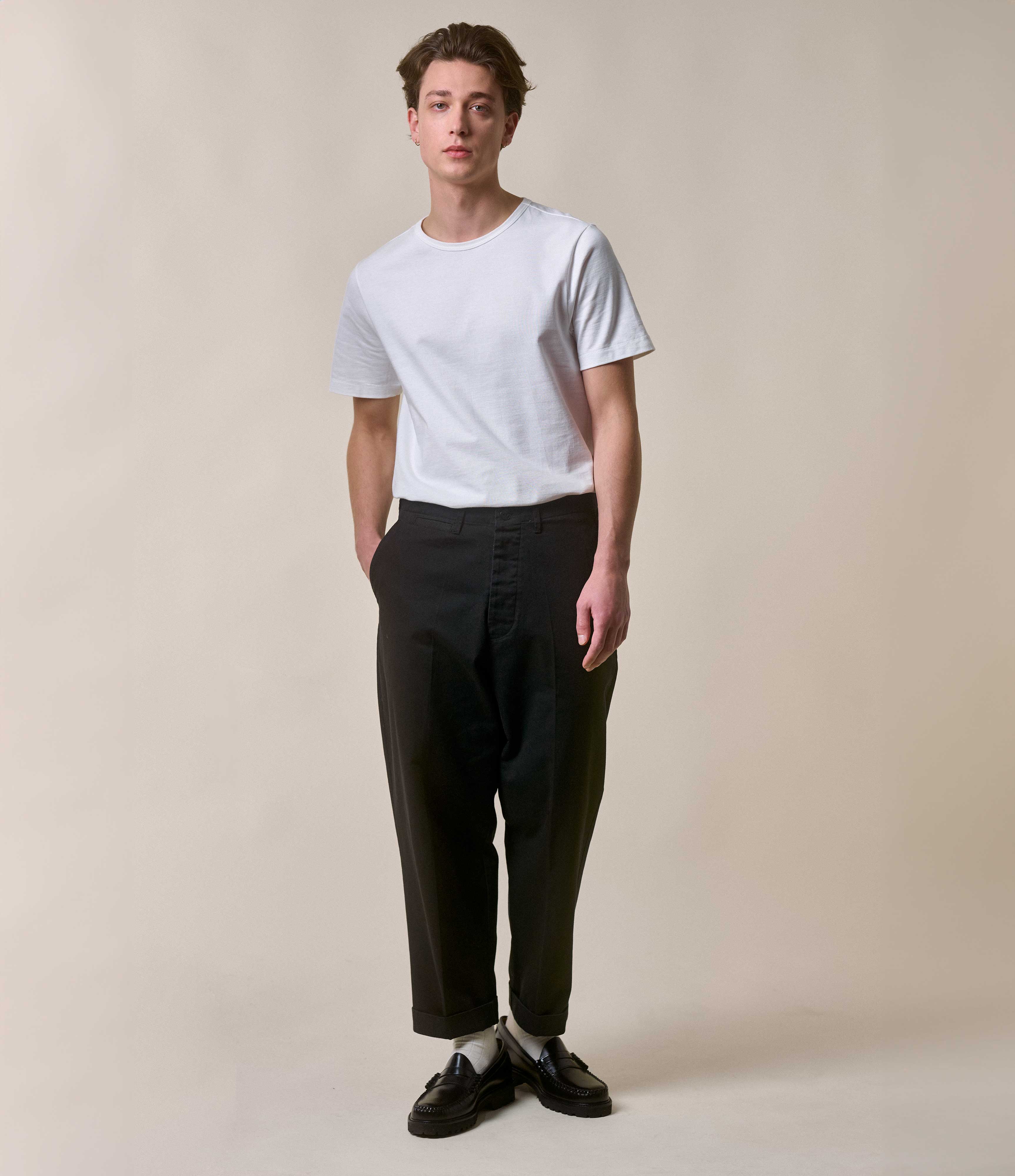 1920s Cotton Twill Worker Chino - Image 6