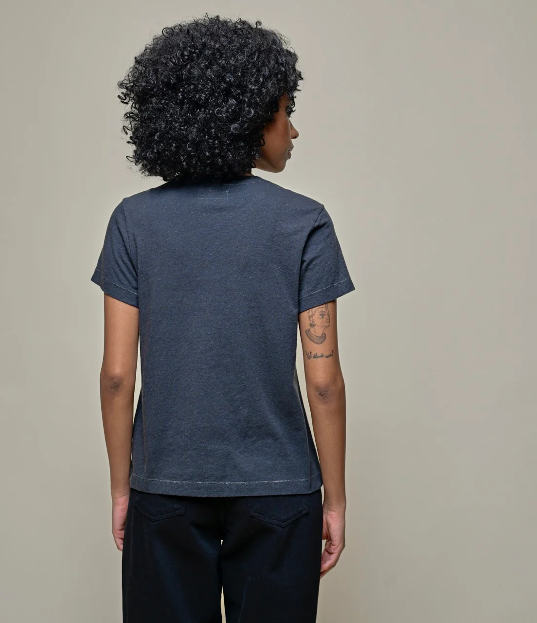 Cotton-Hemp Women's T-Shirt, All Plant-Based - Image 3
