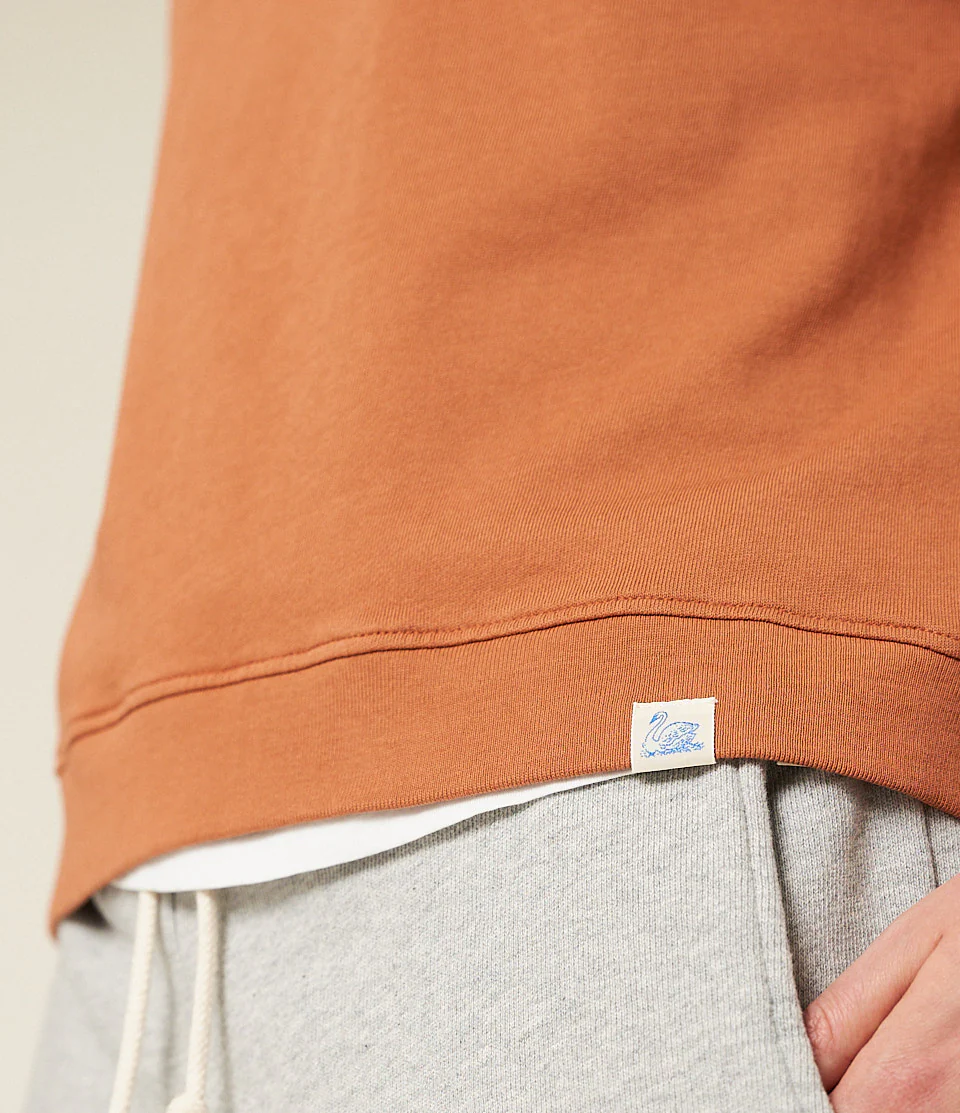 Cropped Lightweight American Fleece Women's Short Sleeve Sweatshirt - Image 3