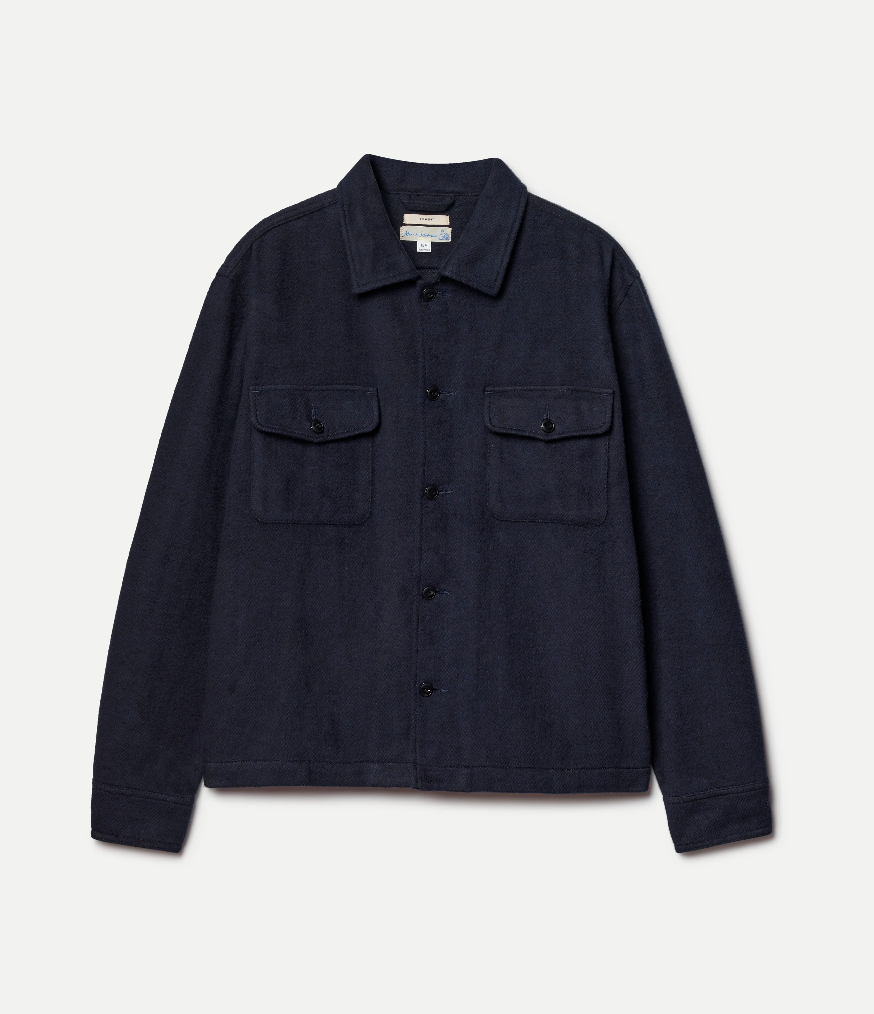 Heavyweight Cotton Flannel Long Sleeve Blanket Shirt - Image 2