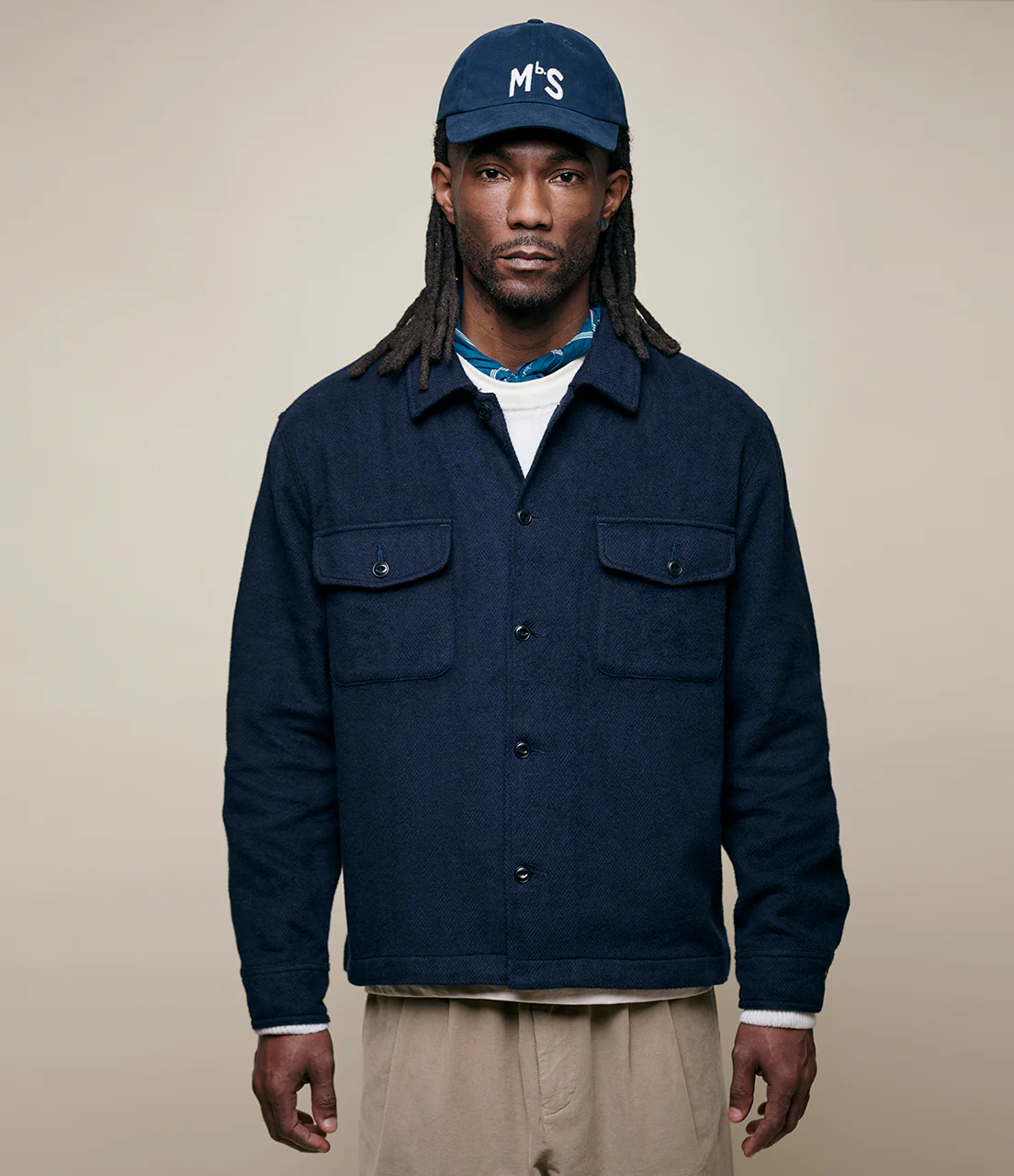 Heavyweight Cotton Flannel Long Sleeve Blanket Shirt - Image 5