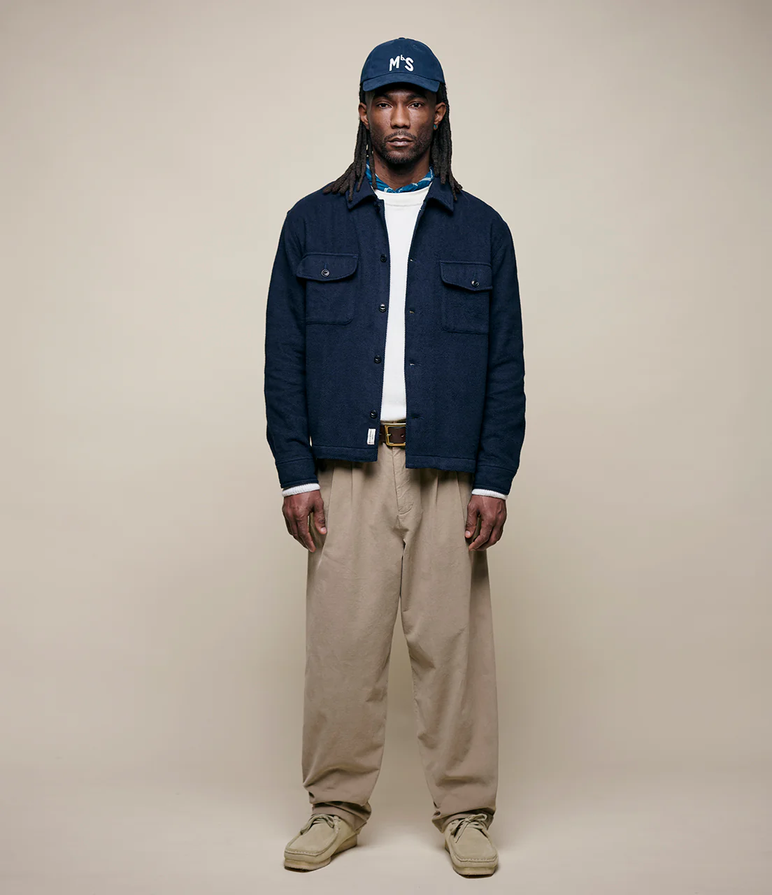 Heavyweight Cotton Flannel Long Sleeve Blanket Shirt - Image 6