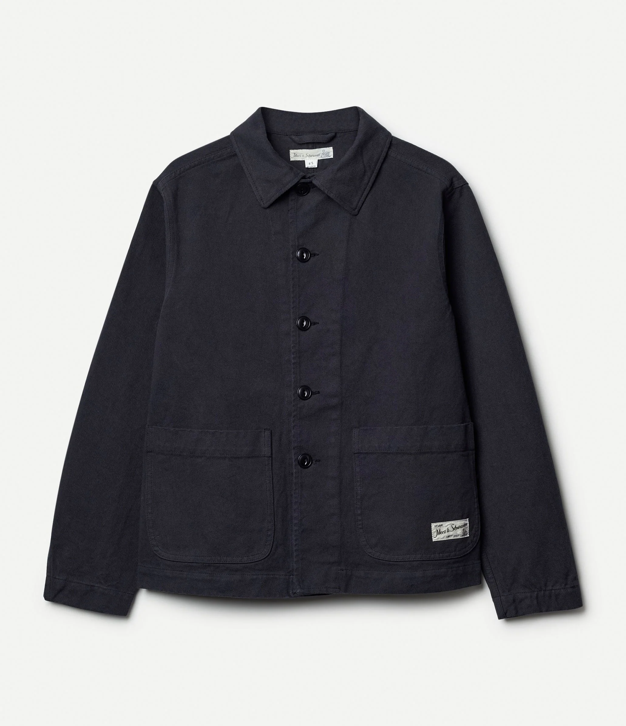 Cropped Worker's Cotton Twill Jacket - Image 3
