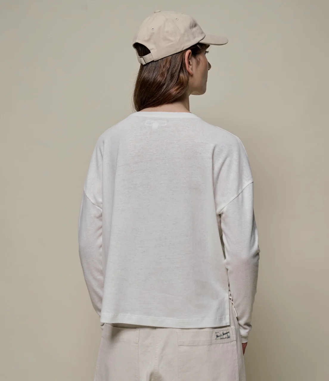 Linen-Cotton Relxed Fit Women's Longsleeve - Image 4