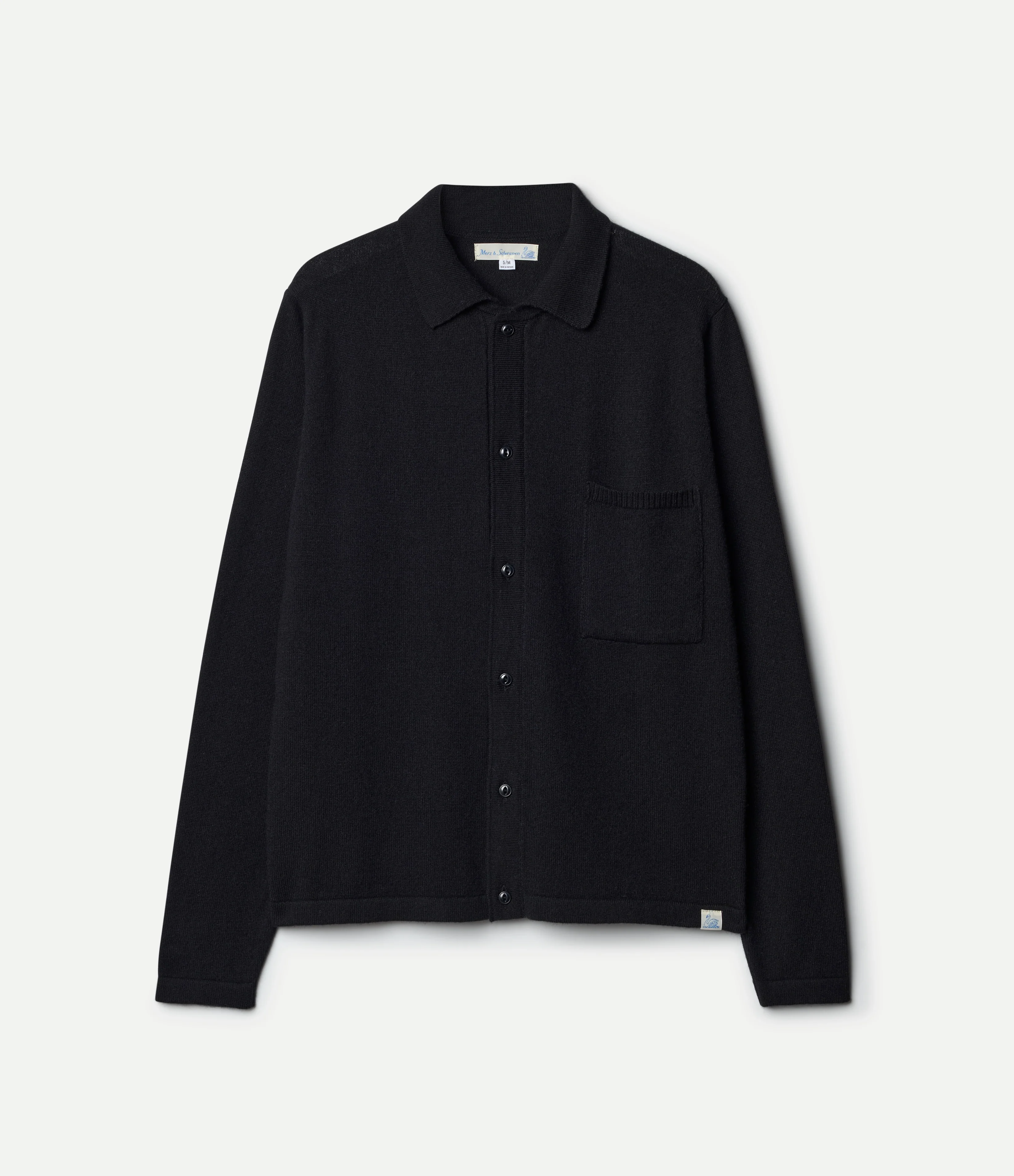 Merino Wool-Cashmere-Silk Long Sleeve Shirt - Image 2