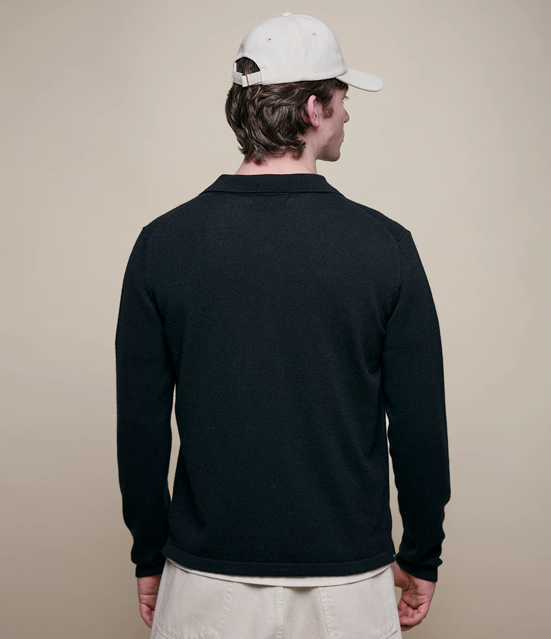 Merino Wool-Cashmere-Silk Long Sleeve Shirt - Image 4