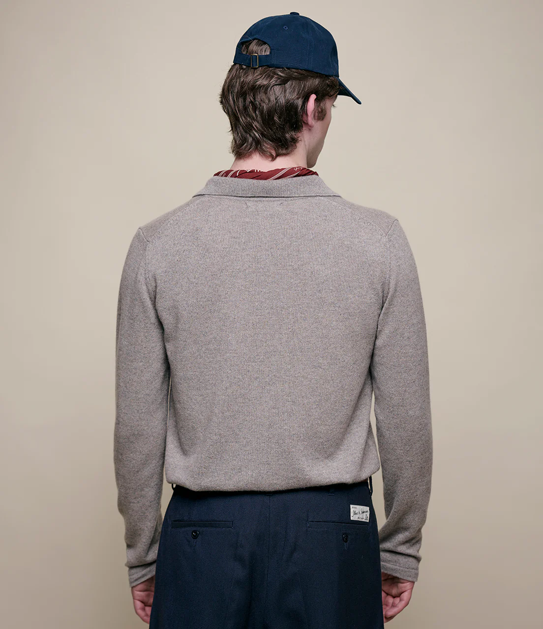 Merino Wool-Cashmere-Silk Long Sleeve Shirt - Image 4