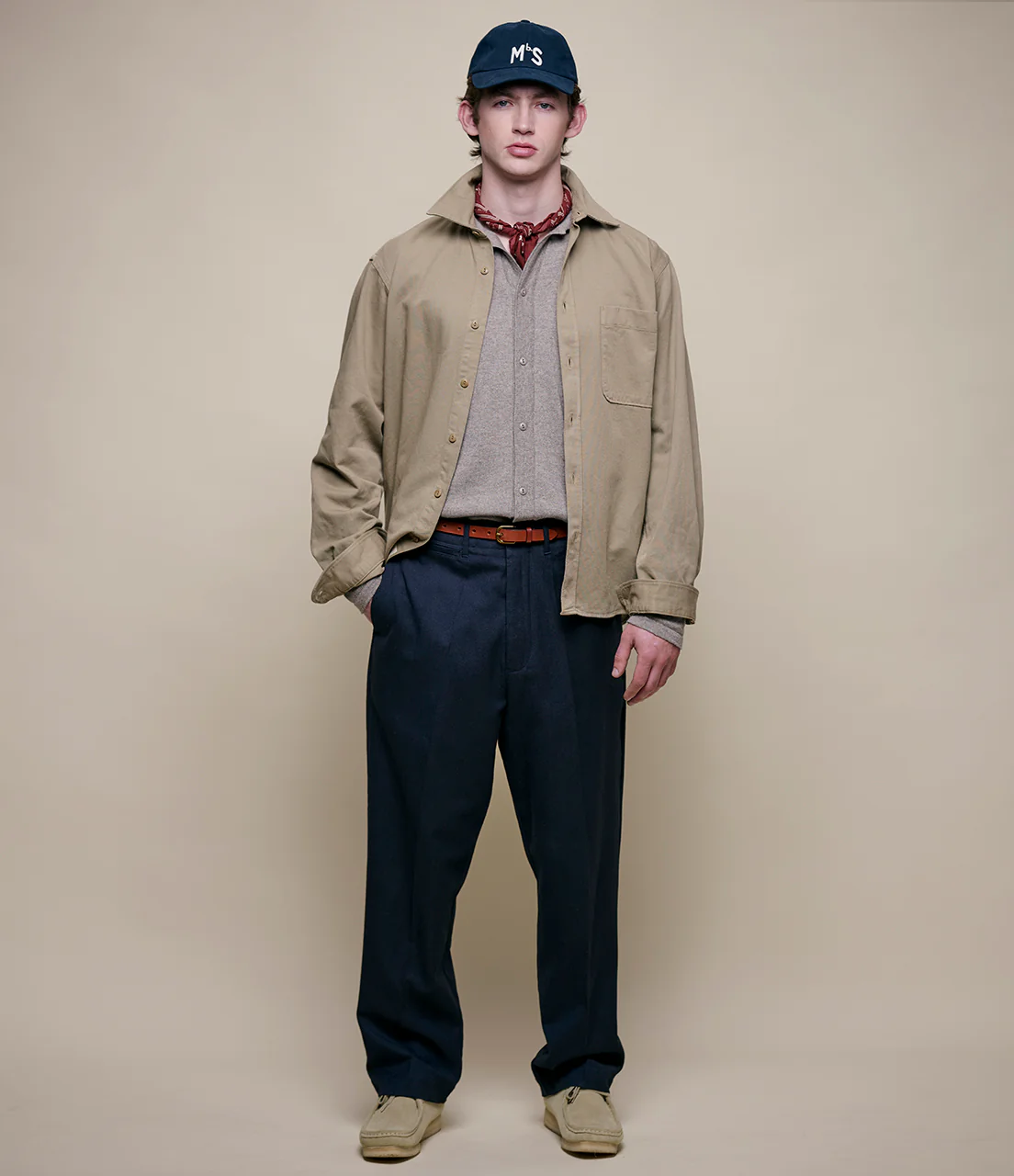 Merino Wool-Cashmere-Silk Long Sleeve Shirt - Image 6