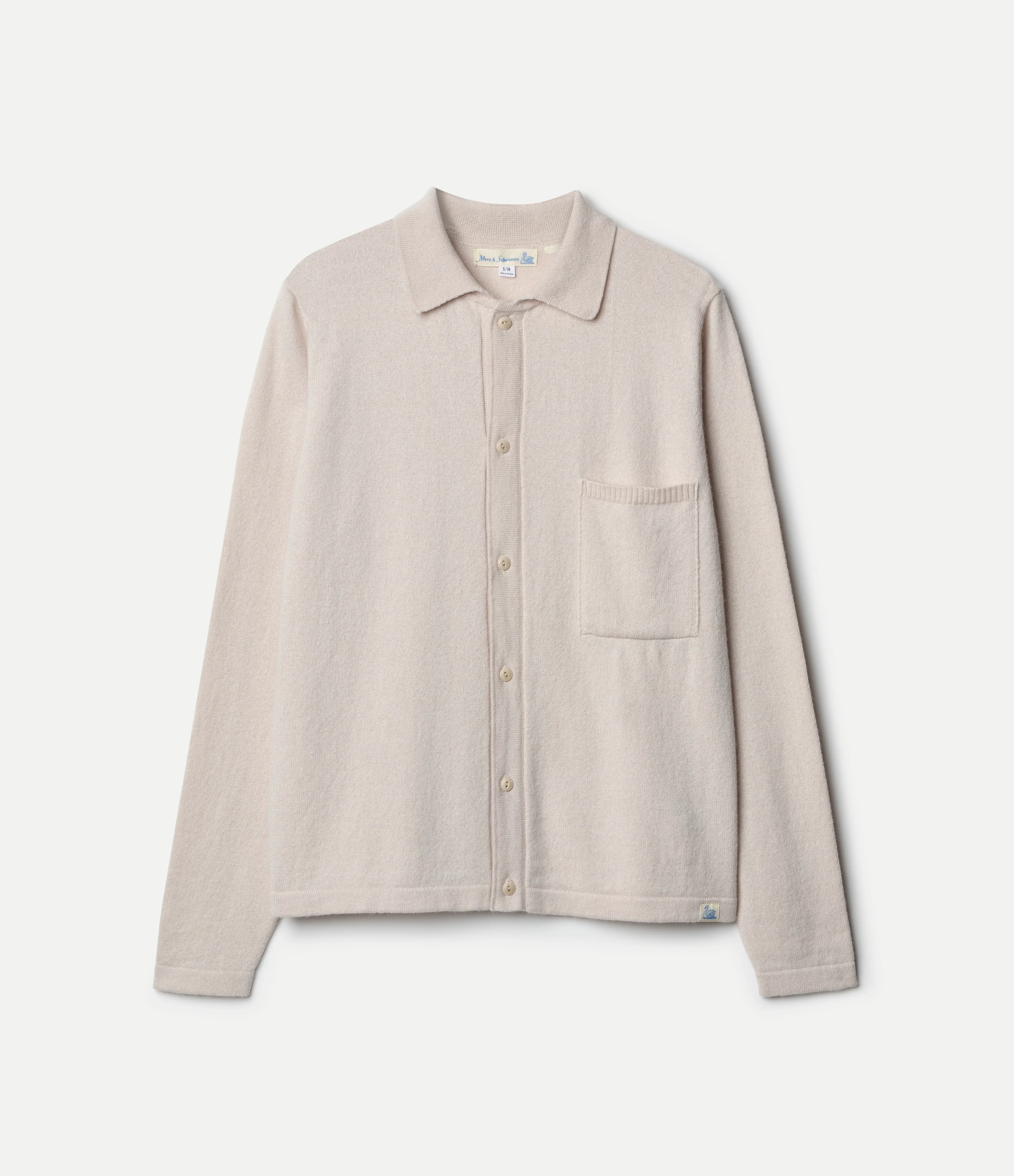 Merino Wool-Cashmere-Silk Long Sleeve Shirt - Image 2