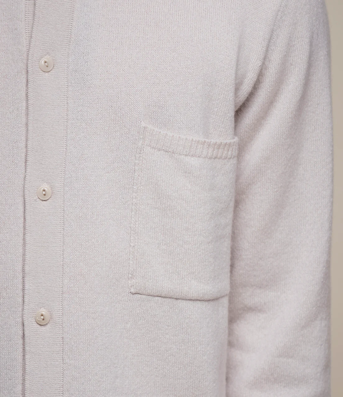 Merino Wool-Cashmere-Silk Long Sleeve Shirt - Image 3