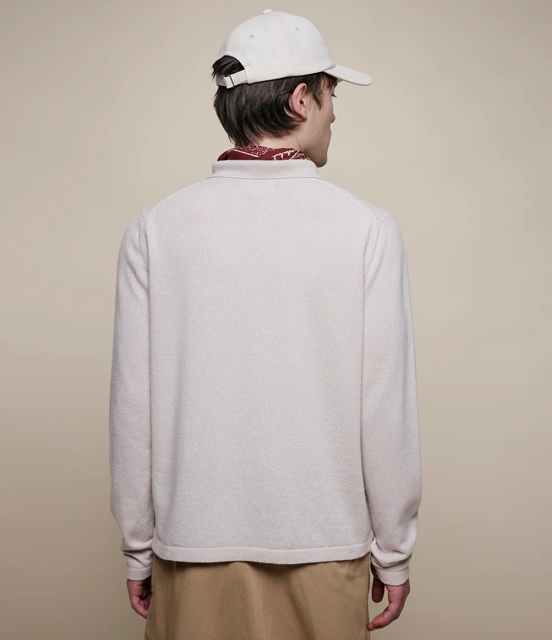 Merino Wool-Cashmere-Silk Long Sleeve Shirt - Image 5