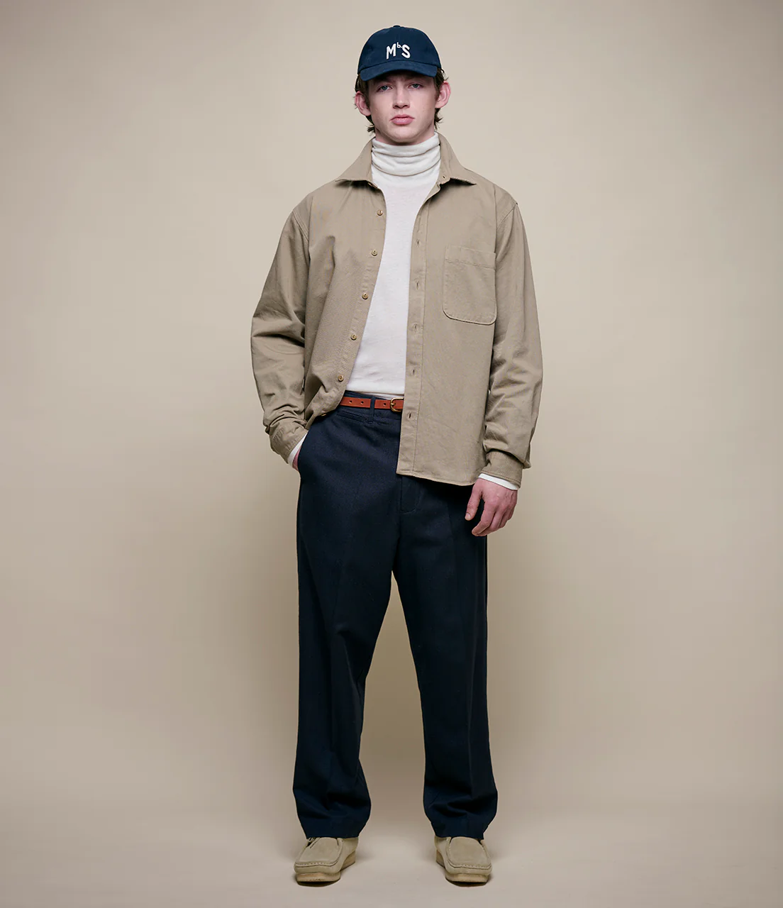 Sturdy Cotton Twill Long Sleeve Shirt - Image 5