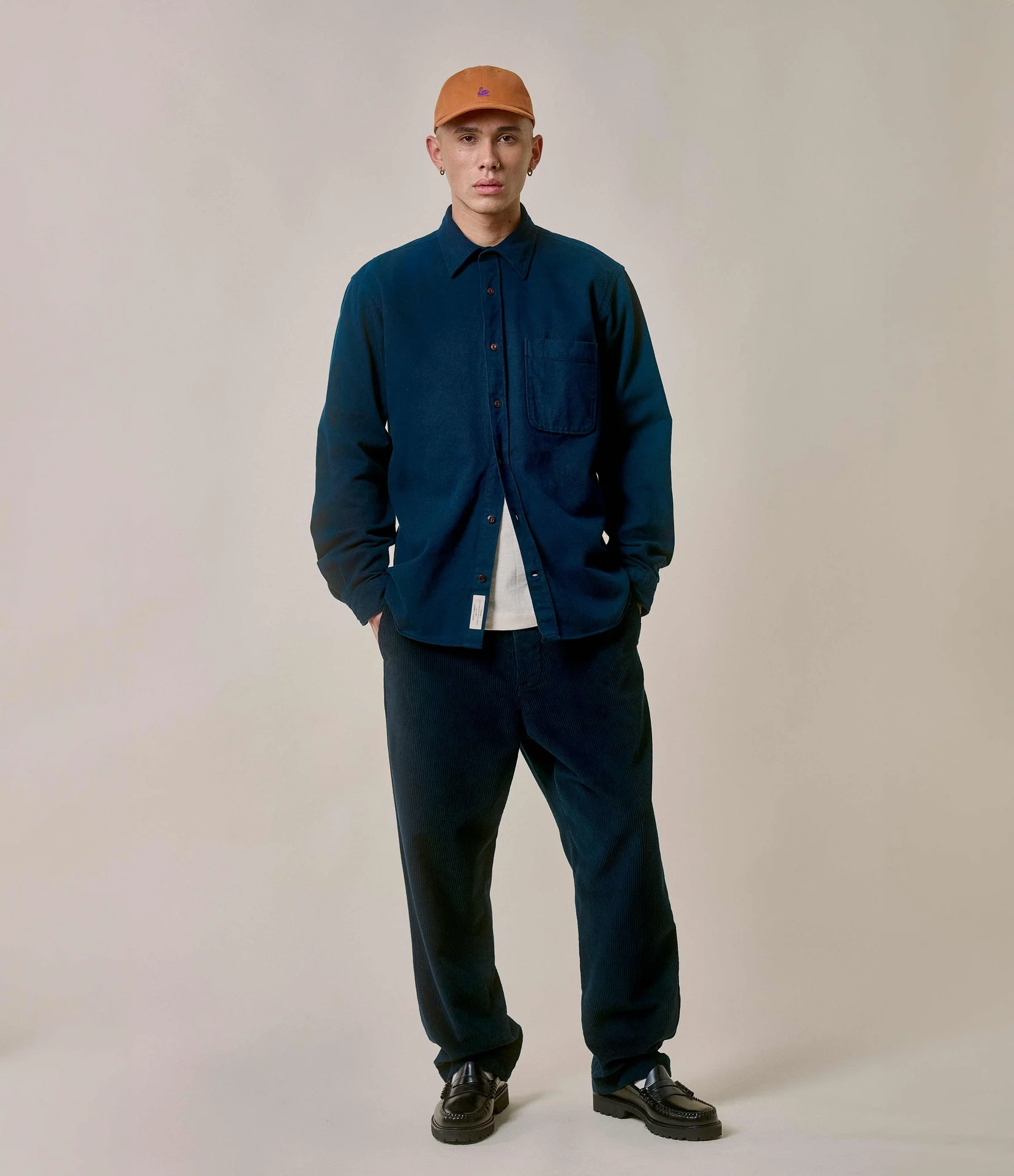 Sturdy Cotton Twill Long Sleeve Shirt - Image 3
