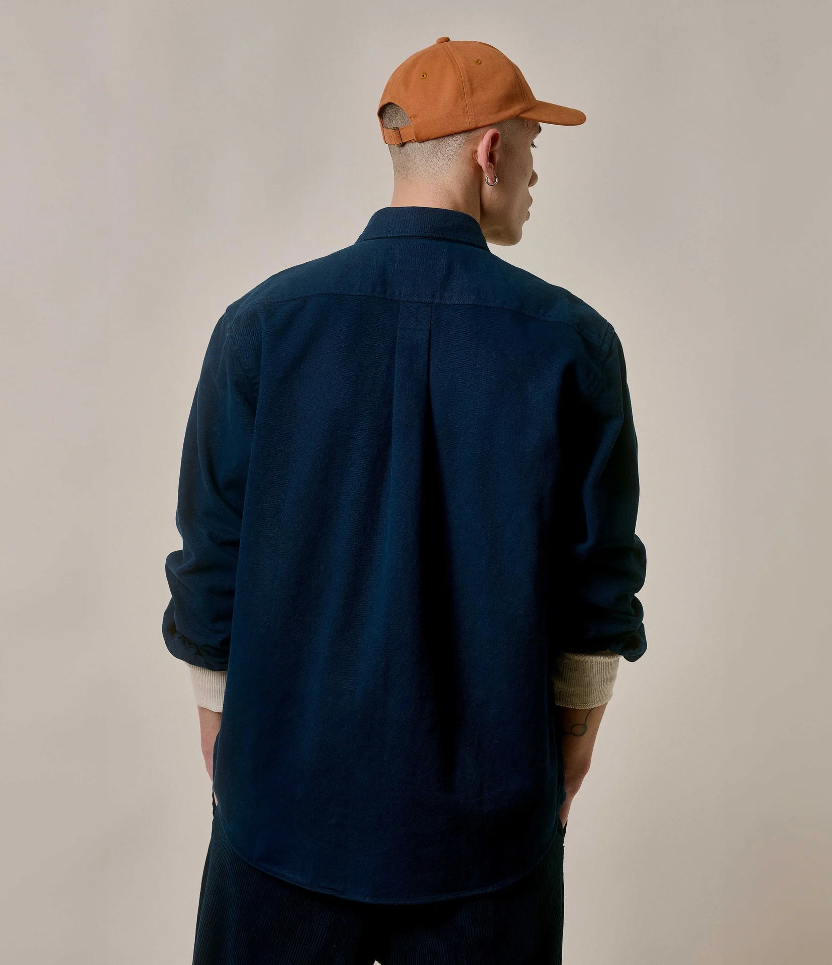 Sturdy Cotton Twill Long Sleeve Shirt - Image 4