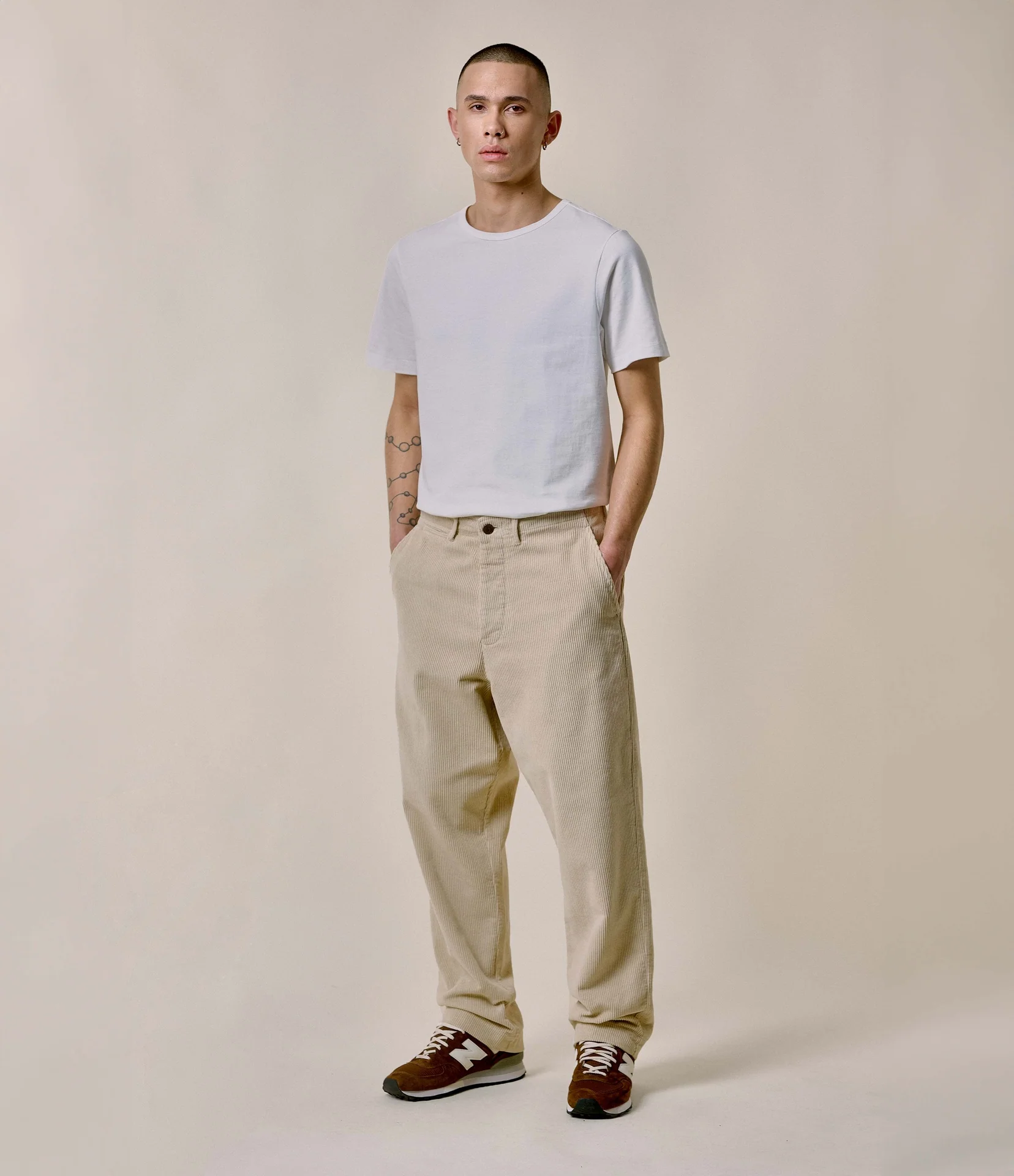 1920s Bold Cotton Corduroy Worker Chino - Image 4