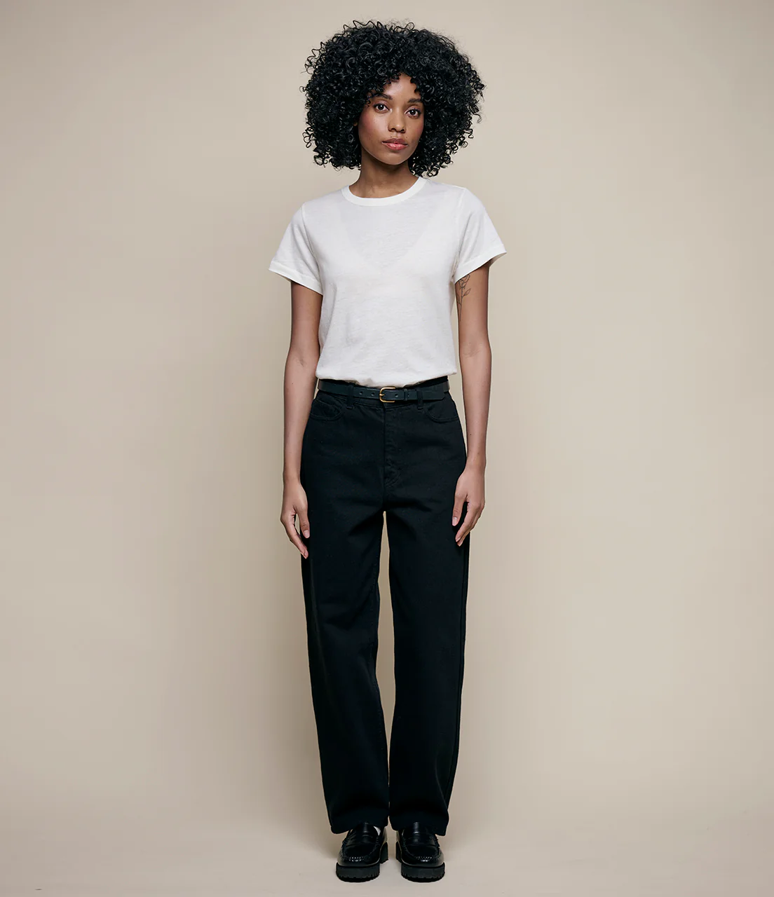 Premium Cotton-Cashmere Women's T-Shirt - Image 4