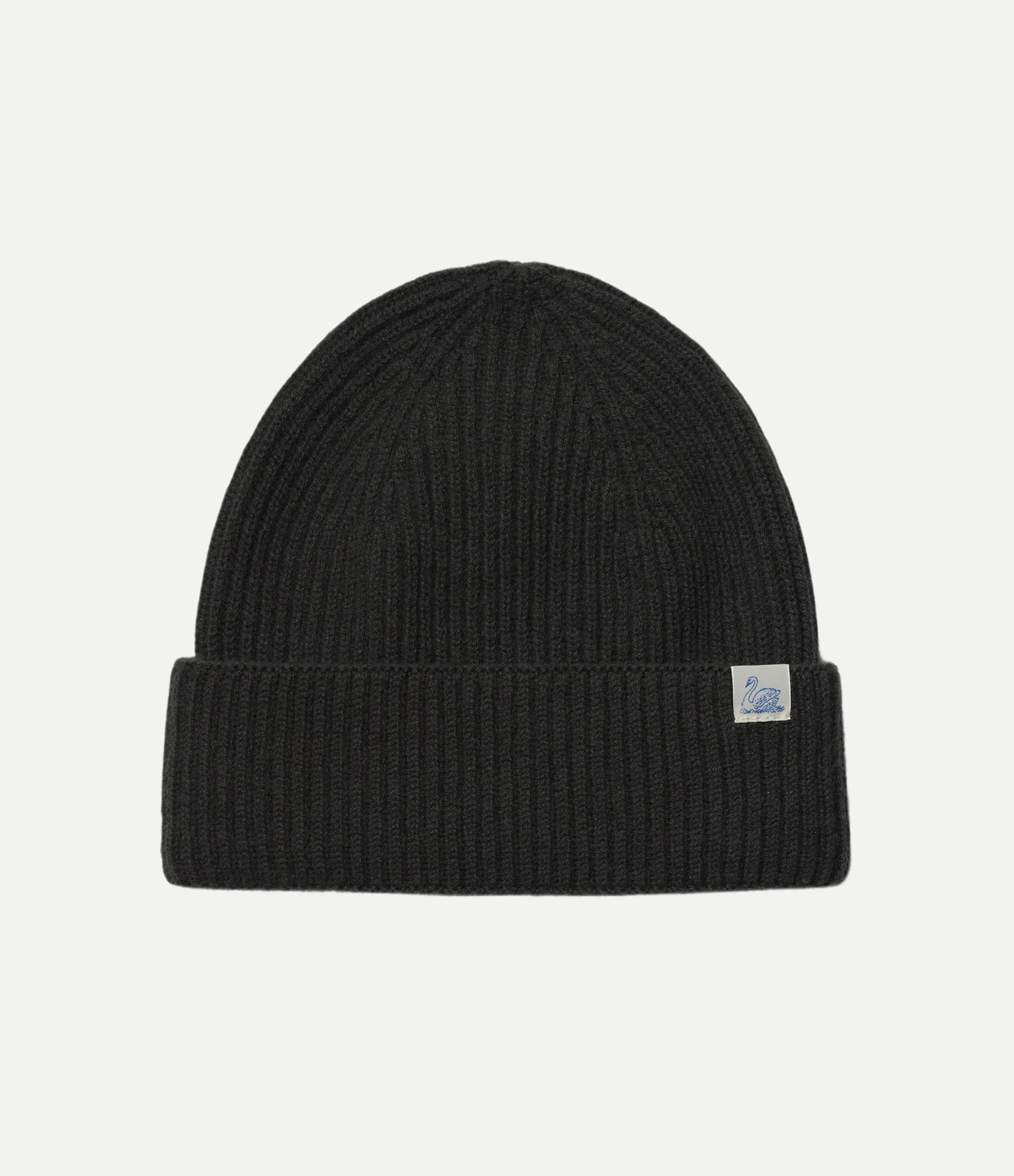 Ribbed Merino Wool-Cashmere-Silk Beanie