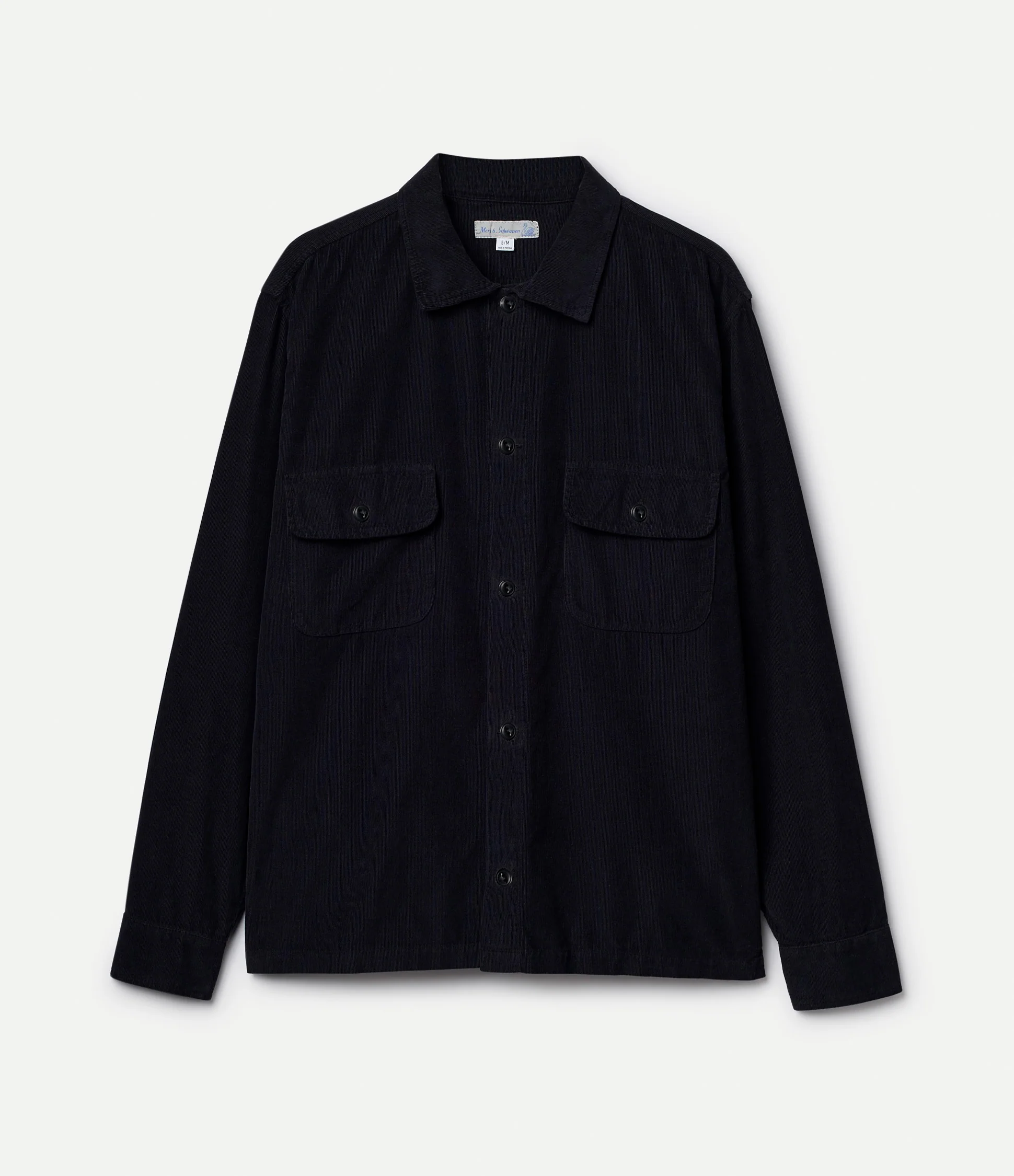 Lightweight Cotton Corduroy Long Sleeve Shirt