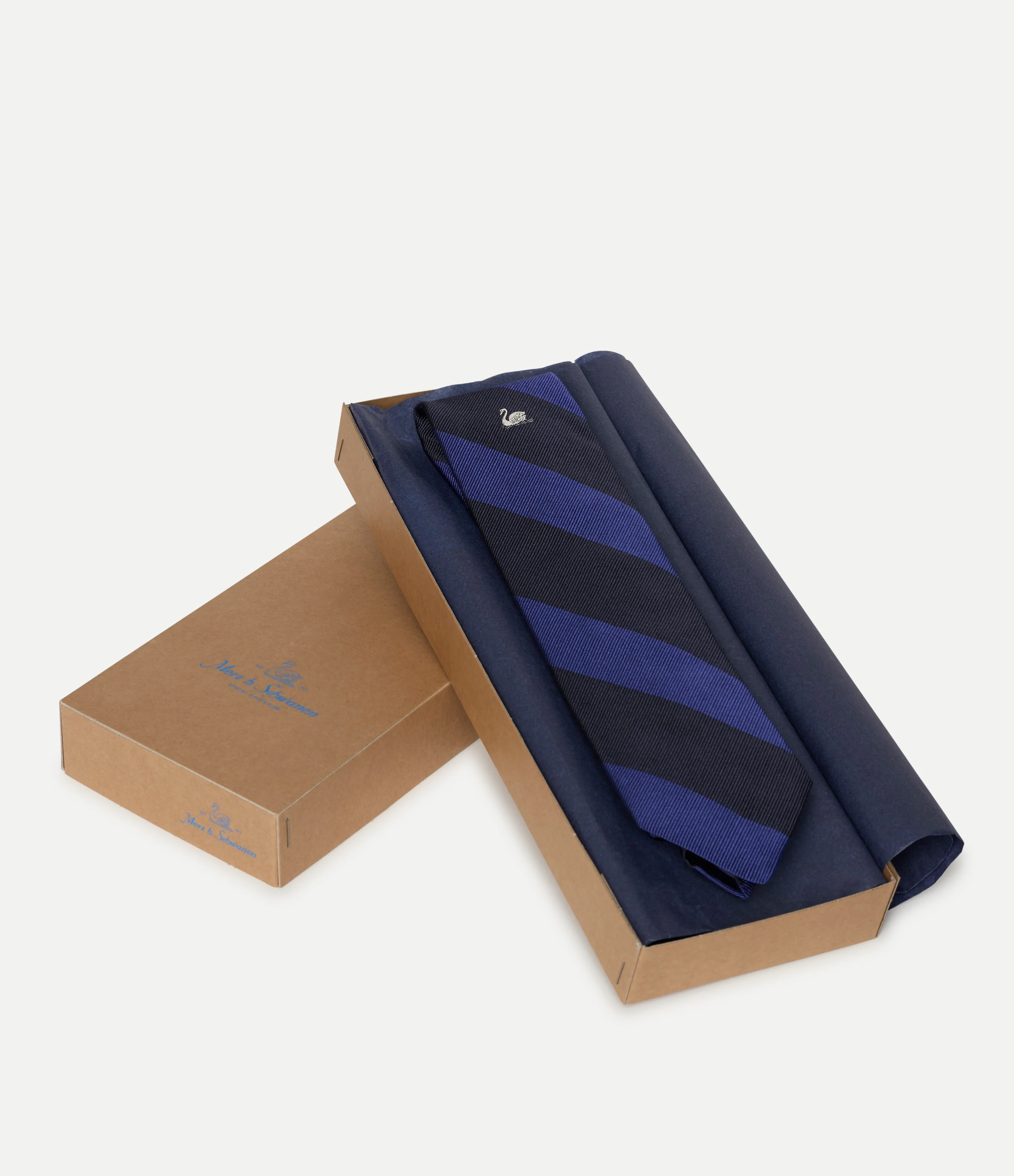 Silk Tie - Swan - Image 2