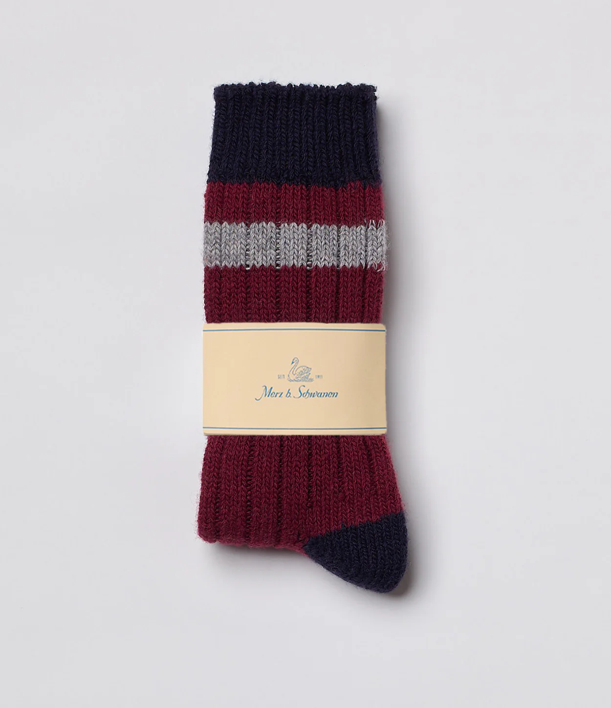 Striped Merino Wool Socks