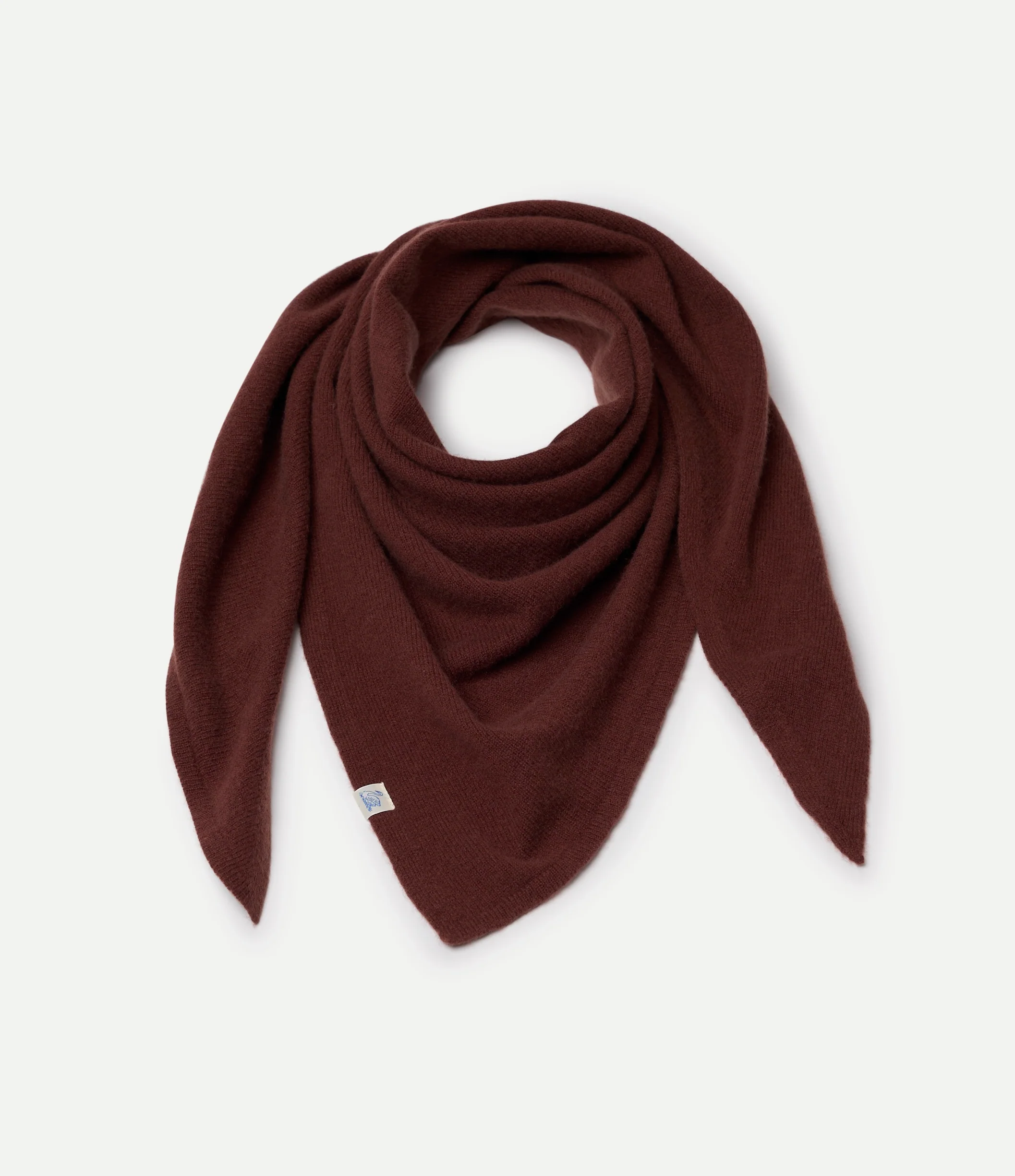 Medium Size Merino-Cashmere-Silk Triangle Scarf