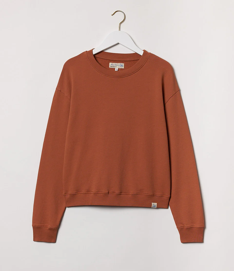 Cropped Lightweight American Fleece Women's Sweatshirt - Image 2