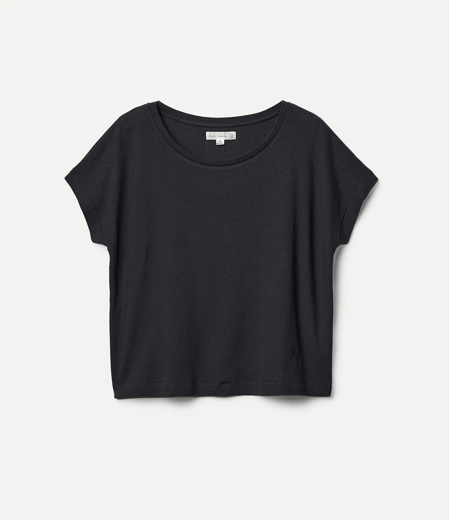 Linen-Cotton Relxed Fit Women's T-Shirt - Image 2
