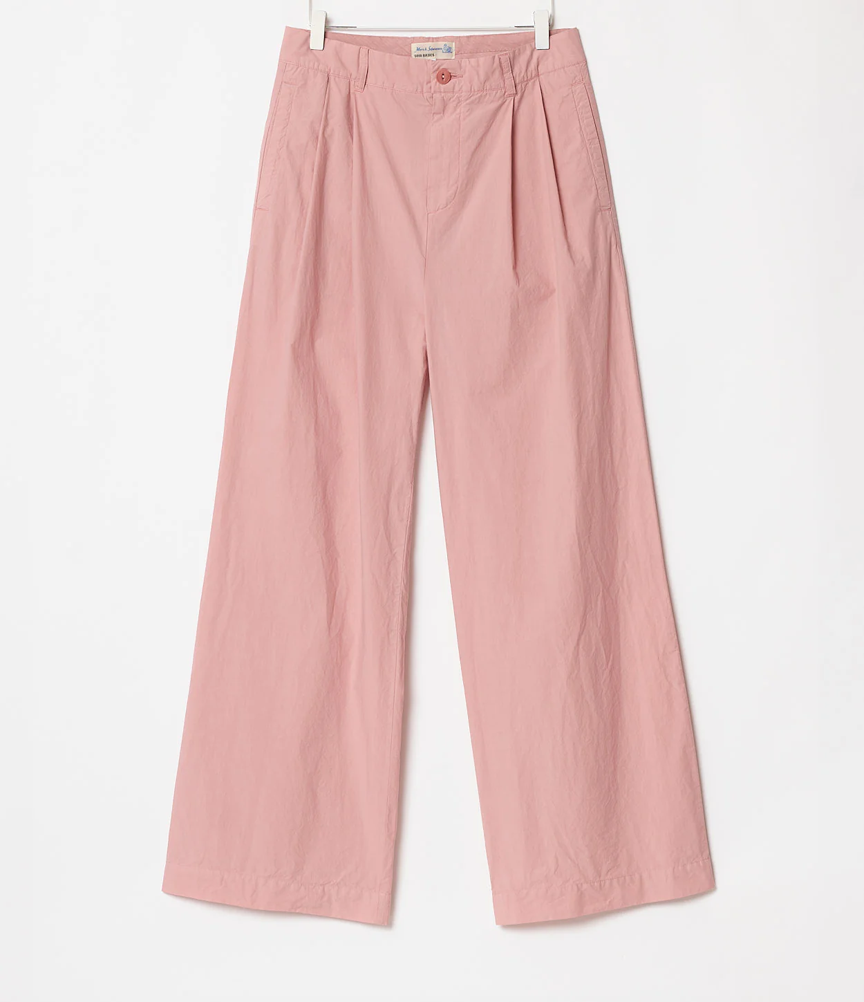 Marlene Style Pleated Cotton Poplin Women's Pants - Image 2