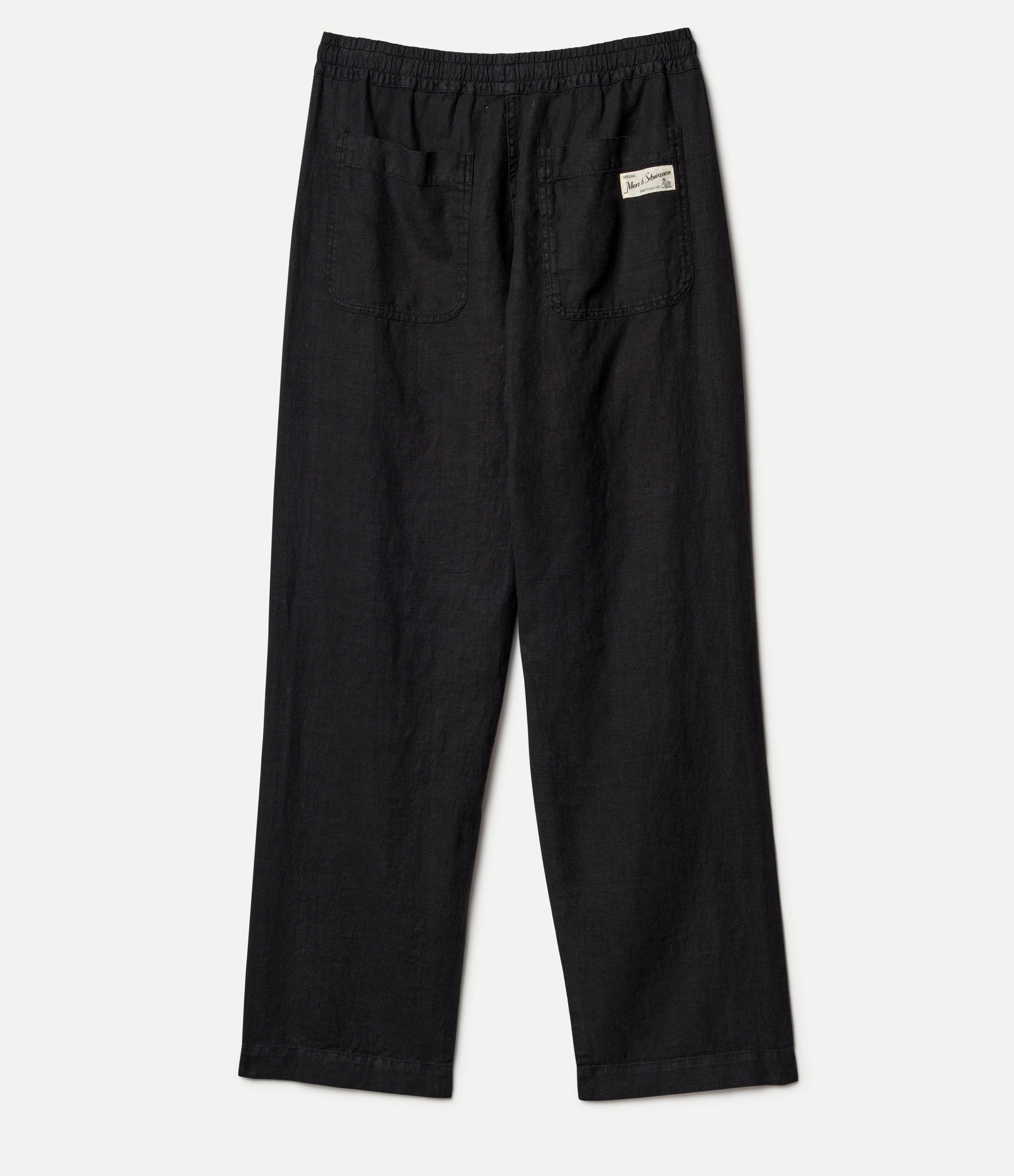 Worker's Linen Drawstring Pants - Image 3