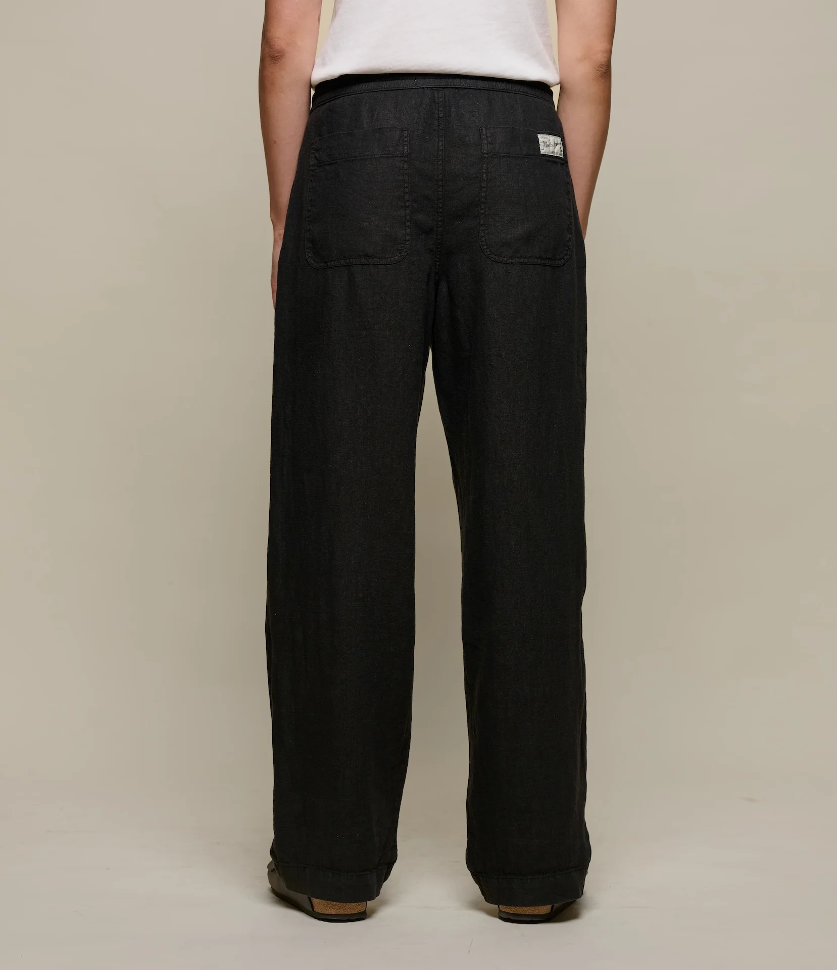 Worker's Linen Drawstring Pants - Image 4
