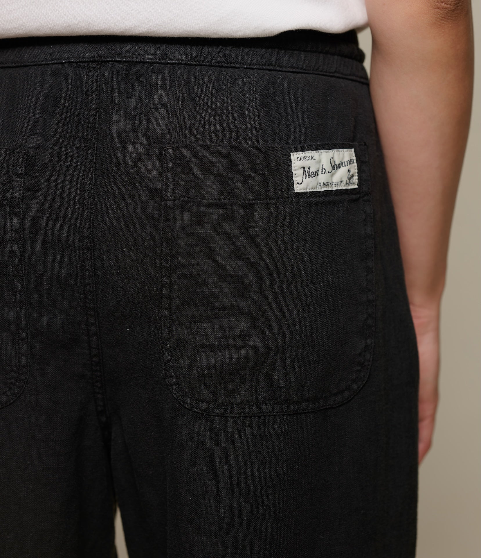 Worker's Linen Drawstring Pants - Image 6