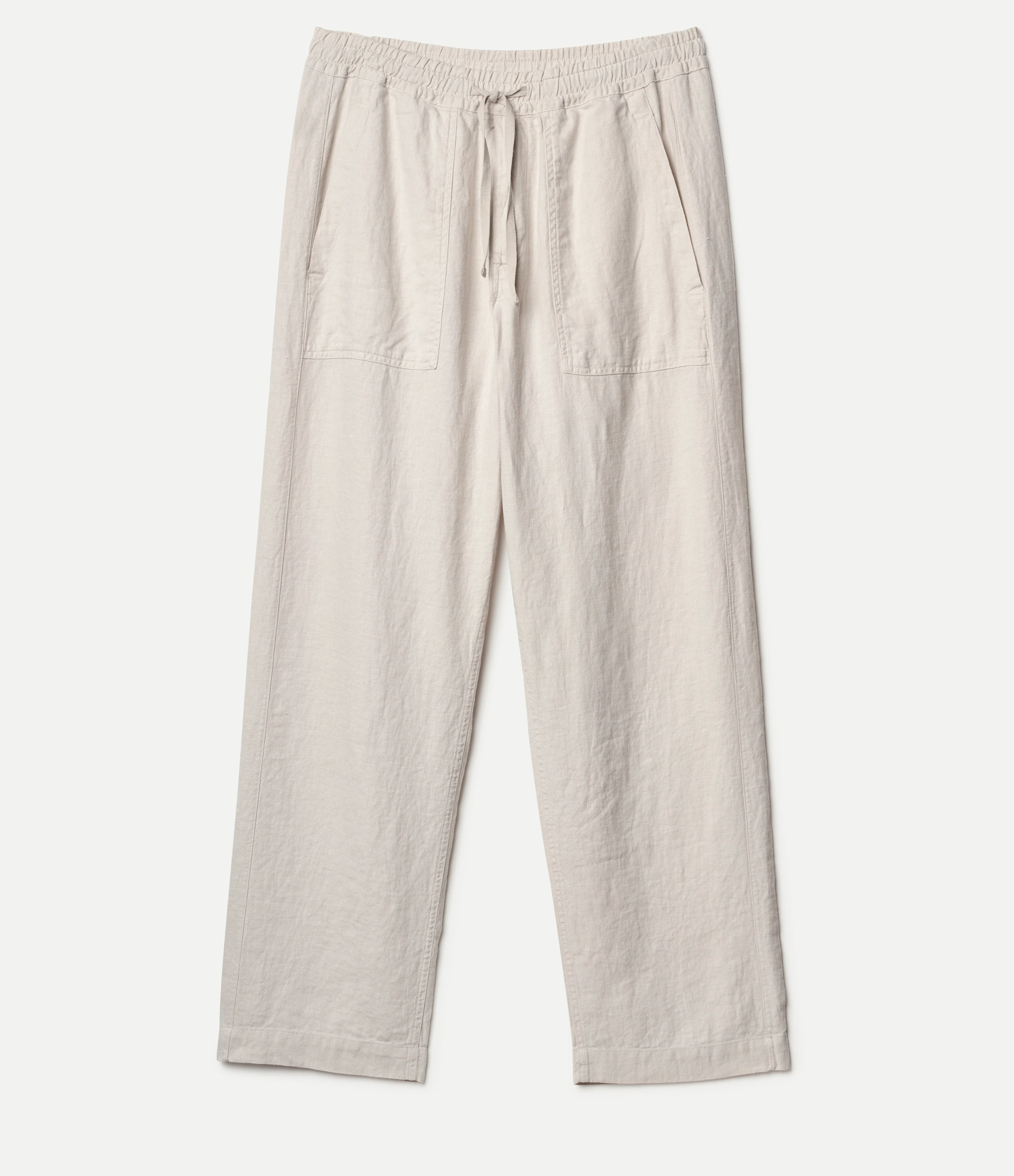 Worker's Linen Drawstring Pants - Image 2