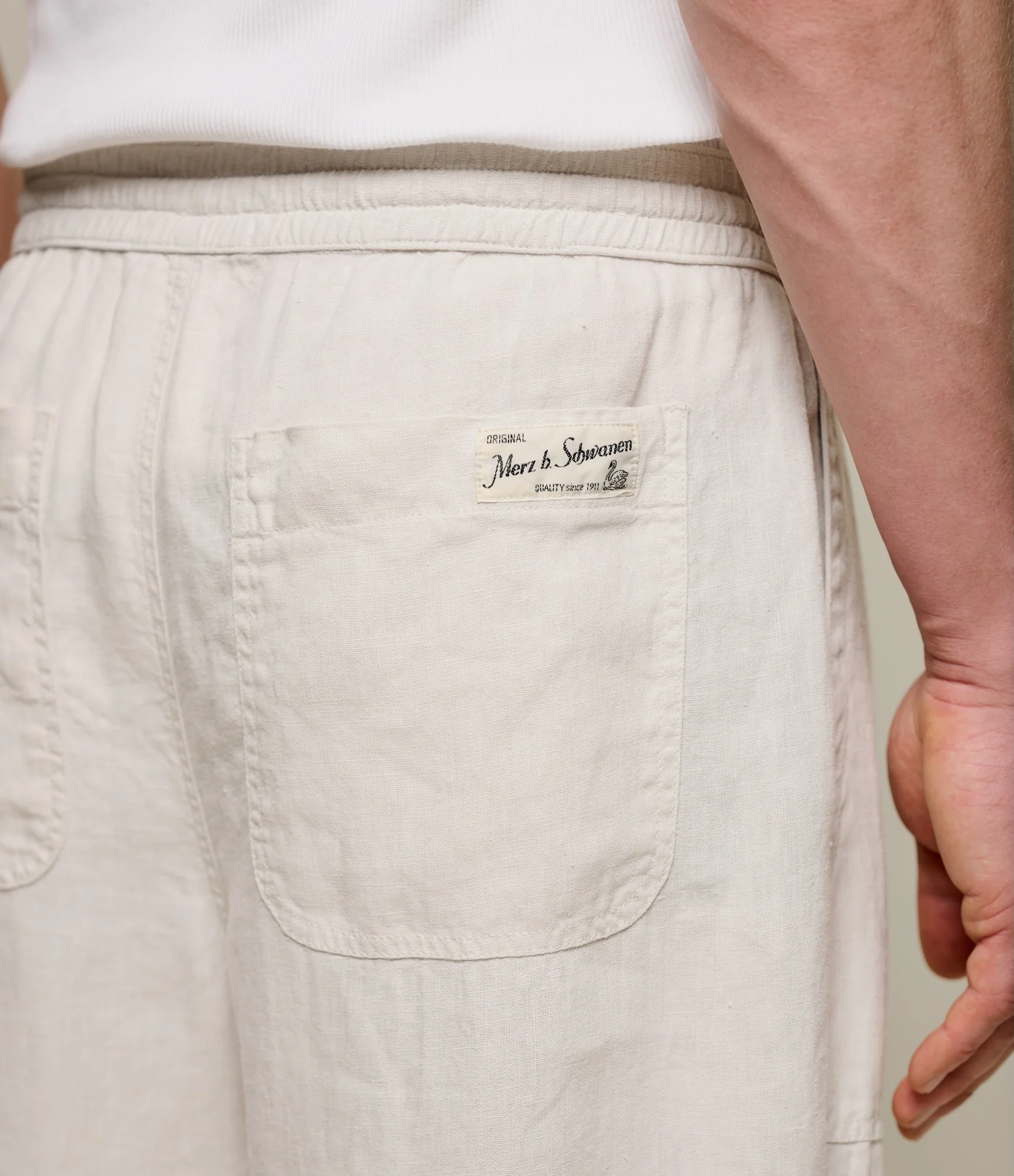 Worker's Linen Drawstring Pants - Image 4